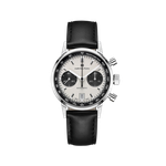 Hamilton American Classic Intra-Matic Auto Chrono Black Leather Strap Watch Product Image