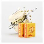 6qt Stovetop Popcorn Popper w/ Popcorn Kits, Cream Product Image