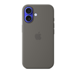 iPhone 16 Silicone Case with MagSafe - Stone Gray Product Image