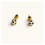 Soccer Ball Stud Earrings Product Image