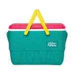Igloo Retro Picnic Basket 25-Quart Cooler Jade Product Image