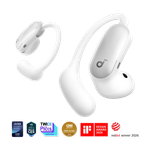 soundcore AeroFit 2 Pro 2-in-1 Open-Ear Earbuds Gloss White Product Image
