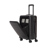 CALPAK Hue Front Pocket Carry-On Luggage Black Product Image