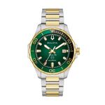 Mens Marine Star Series B Automatic Two-Tone SS Watch Green & Black Dial Product Image