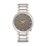 Mens Latin GRAMMY Two-Tone Stainless Steel Watch Gray Dial Product Image