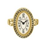 Ladies Archive Gold-Tone Stainless Steel Expansion Ring Watch Ivory Dial Product Image