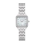 Ladies Diamond Sutton Square Stainless Steel Watch Mother-of-Pearl Dial Product Image