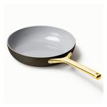 12" Iconics Nonstick Ceramic Fry Pan Black/Gold Product Image