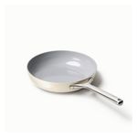 12" Nonstick Ceramic Fry Pan, Cream Product Image