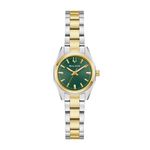 Ladies Surveyor Two-Tone Stainless Steel Watch Green Dial Product Image