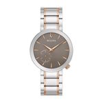 Ladies Latin GRAMMY Two-Tone Stainless Steel Watch Gray Dial Product Image