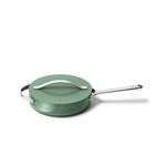 3qt Nonstick Ceramic Saute Pan w/ Lid, Sage Product Image