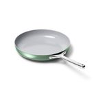 12" Nonstick Ceramic Fry Pan Sage Product Image