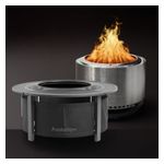 Summit 19.5" Fire Pit w/ Fire Pit Surround Heat Barrier Product Image