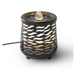 Indoor Relaxation Fountain with Light & Sound, Black Product Image