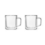 Mug Glass Set (2) - 12oz Clear Product Image