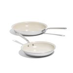 CeramiClad 2.0 2pc Non Stick Frying Pan Set w/ Stainless Handle - 10" & 12" Product Image