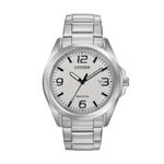 Mens Garrison Eco-Drive Stainless Steel Watch Silver Dial Product Image