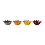 Set of 4 Mini French Oak Leaf Bowls, Multicolor Product Image