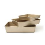 3pc Gallen Bake Pan Set, Champagne Product Image