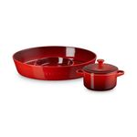 2pc Chip & Dip Entertainment Set, Cerise Product Image