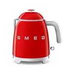 Retro-Style 3 Cup Electric Mini Kettle, Red Product Image