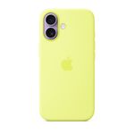 iPhone 17 Silicone Case with MagSafe - Neon Yellow Product Image