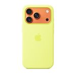 iPhone 17 Pro Silicone Case with MagSafe – Neon Yellow Product Image