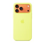 iPhone 17 Pro Max Silicone Case with MagSafe – Neon Yellow Product Image