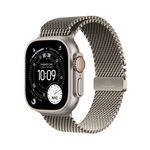 Apple Watch Ultra 3 GPS + Cellular 49mm Natural Titanium Case with Natural Titanium Milanese Loop - Small Product Image