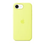 iPhone 16e Silicone Case – Neon Yellow Product Image