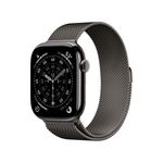 Apple Watch Series 11 GPS + Cellular 46mm Slate Titanium Case with Slate Milanese Loop - S/M Product Image