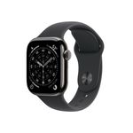 Apple Watch Series 11 GPS + Cellular 42mm Slate Titanium Case with Black Sport Band - S/M Product Image