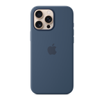 iPhone 16 Pro Max Silicone Case with MagSafe - Denim Product Image