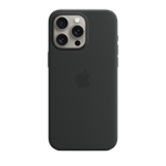 iPhone 15 Pro Max Silicone Case with MagSafe - Black Product Image