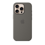 iPhone 16 Pro Silicone Case with MagSafe - Stone Gray Product Image