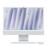 24-inch iMac with Retina 4.5K display: Apple M4 chip with 10-core CPU and 10-core GPU, 256GB SSD - Silver Product Image