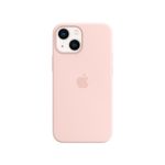 iPhone 13 mini Silicone Case with MagSafe - Chalk Pink Product Image