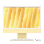 24-inch iMac with Retina 4.5K display: Apple M4 chip with 10-core CPU and 10-core GPU, 256GB SSD - Yellow Product Image