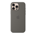iPhone 16 Pro Max Silicone Case with MagSafe - Stone Gray Product Image