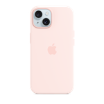 iPhone 15 Silicone Case with MagSafe - Light Pink Product Image