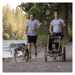 Double Track Dog Leash Coupler Basalt Gray Product Image