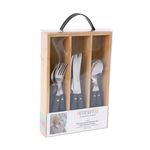 Mosby 12pc Flatware Set w/ Bamboo Caddy Product Image