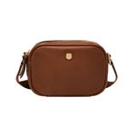Danni Leather Crossbody Bag, Brown Product Image