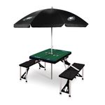 Picnic Table Portable Folding Table w/ Seats & Umbrella - Philadelphia Eagles Black Product Image