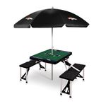 Picnic Table Portable Folding Table w/ Seats & Umbrella - Denver Broncos Black Product Image