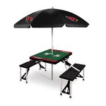 Picnic Table Portable Folding Table w/ Seats & Umbrella - Arizona Cardinals Black Product Image