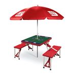 Picnic Table Portable Folding Table w/ Seats & Umbrella - New York Giants Red Product Image