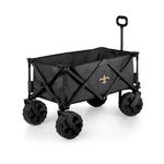 Adventure Wagon Elite All-Terrain Portable Utility Wagon -New Orleans Saints Dark Gray Product Image