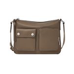 Maysen Leather Crossbody Bag Tan Product Image